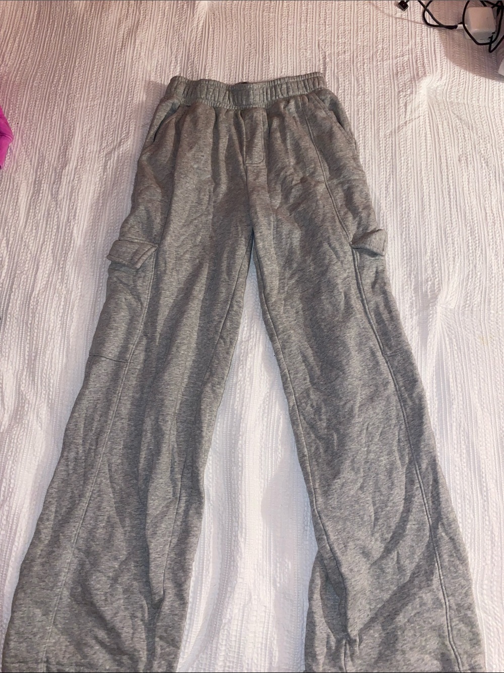 GAP Gray flared Cargo Sweatpants